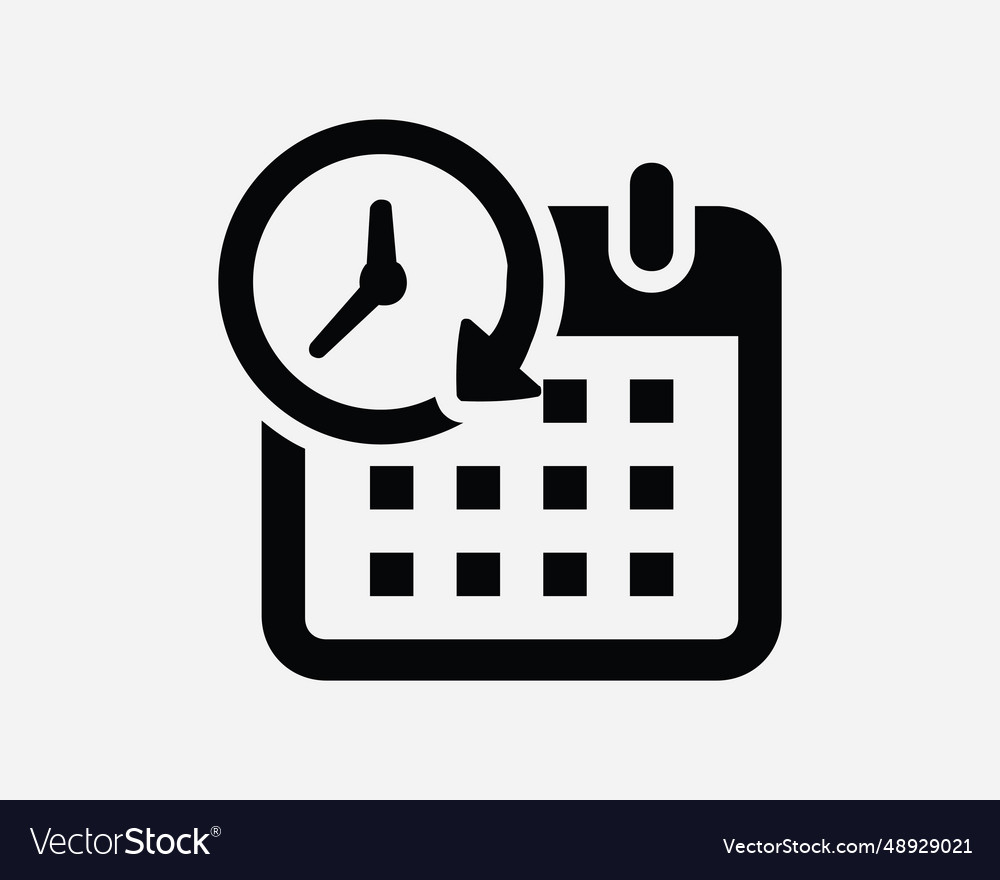 Countdown date dateline schedule calendar clock vector image Countdown date dateline schedule calendar clock