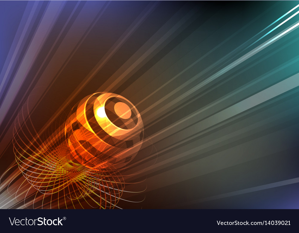 Dark background with rays Royalty Free Vector Image