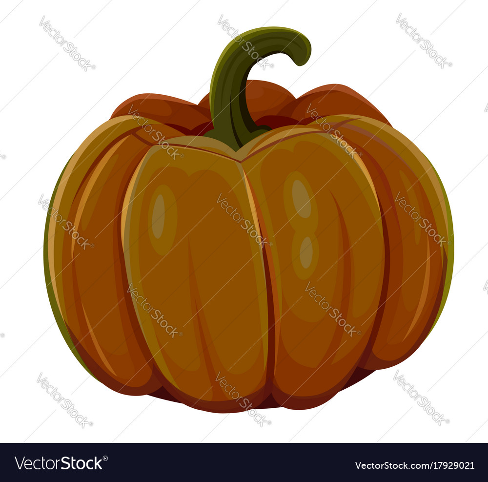Isolated Halloween Pumpkin