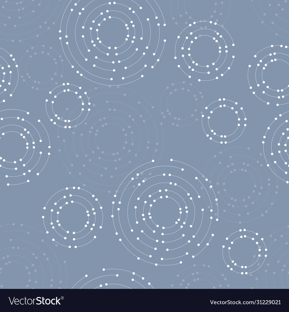 Seamless geometric pattern with connected lines vector image Seamless geometric pattern with connected lines