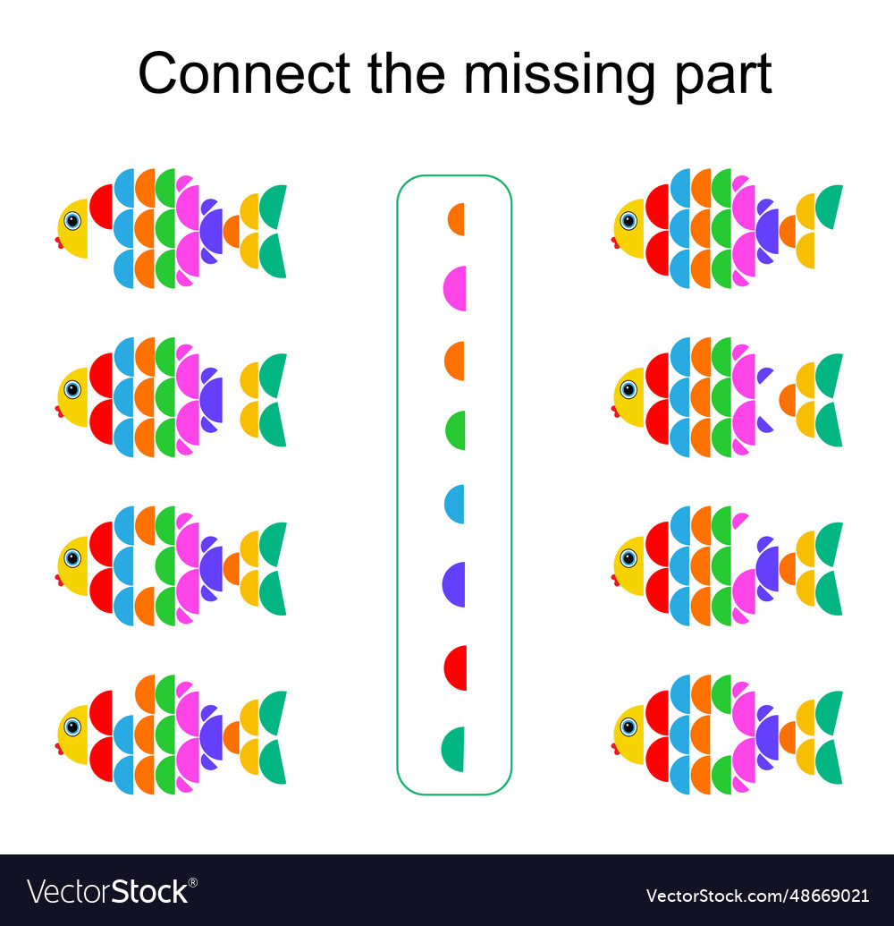 Task for the development of attention and logic Vector Image Task for the development of attention and logic
