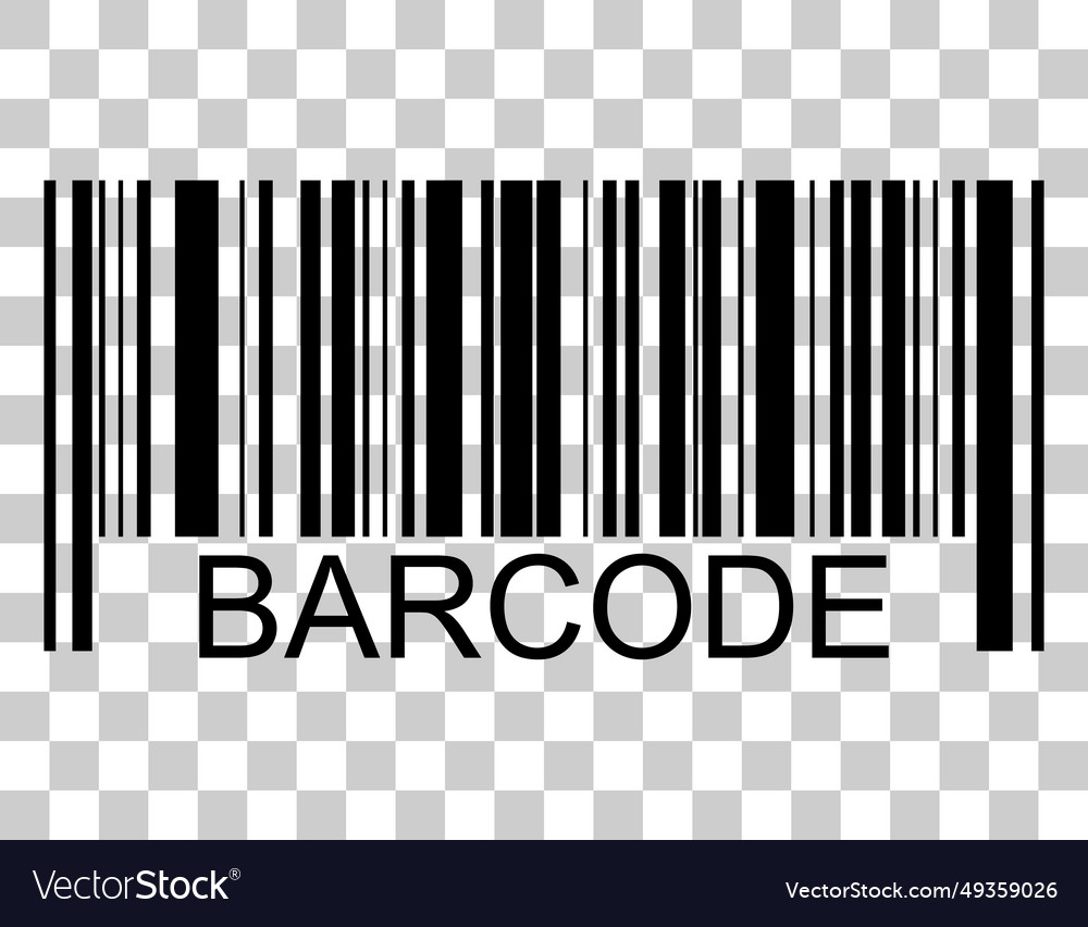 Barcode icon bar code for web flat design isolated vector image Barcode icon bar code for web flat design isolated