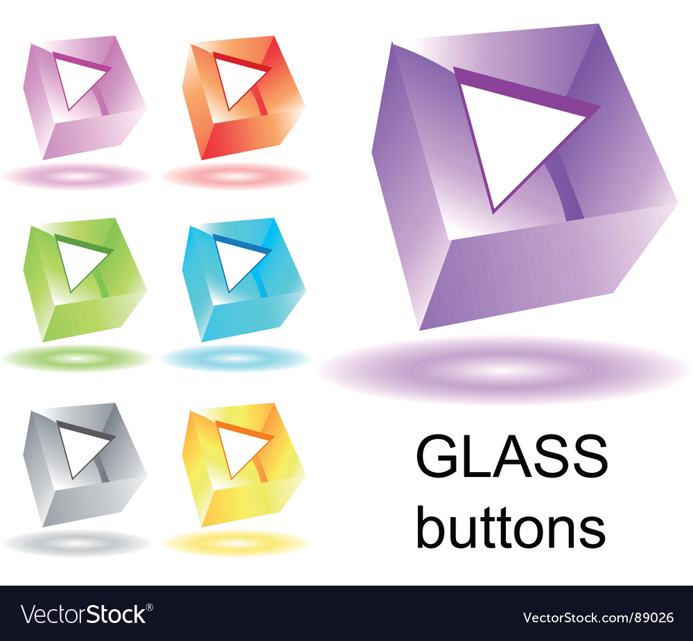 Glass Button Set