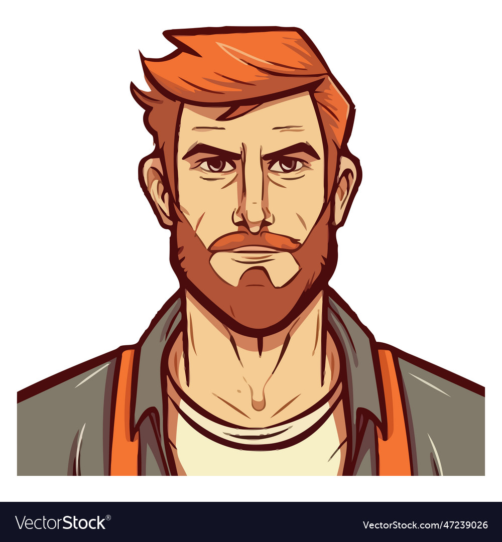 Man with a beard looking at camera smiling