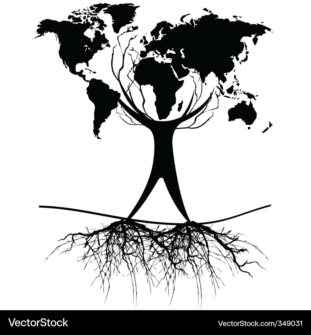 Abstract tree Royalty Free Vector Image - VectorStock
