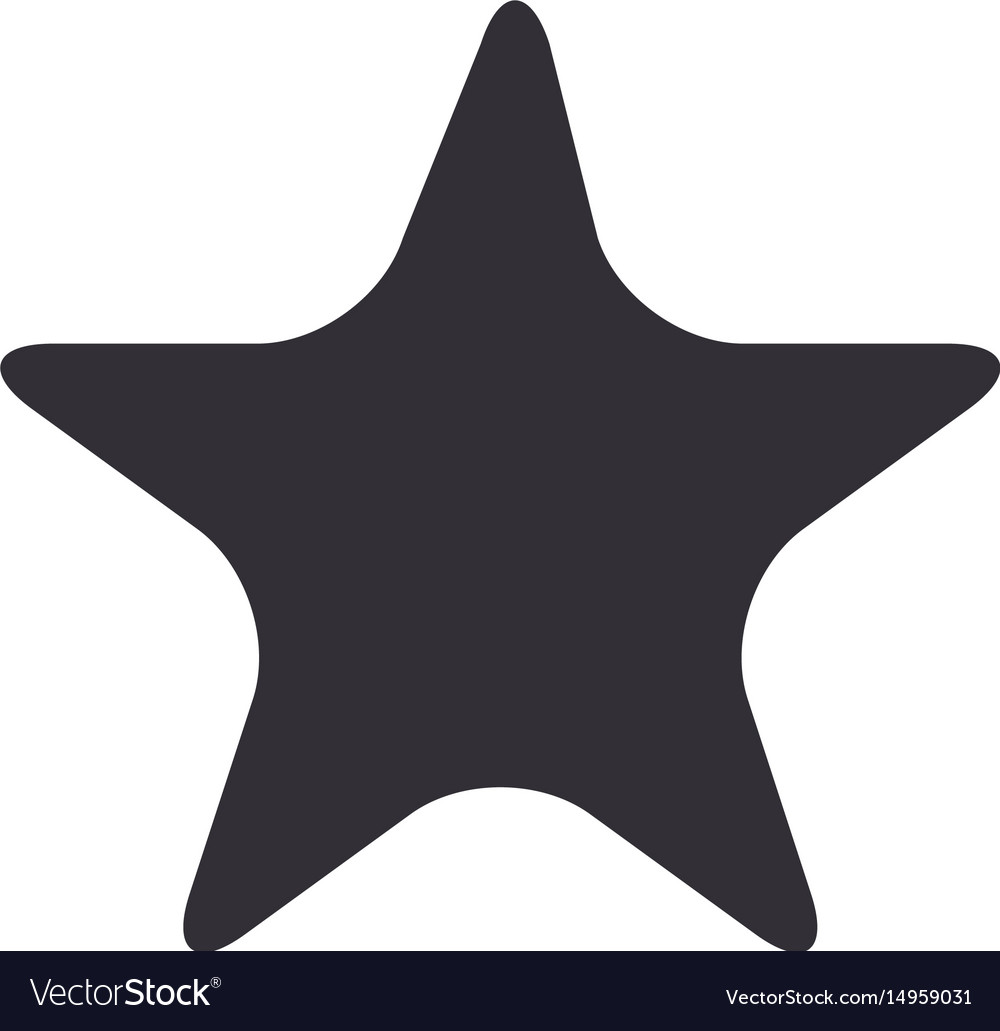 Black star symbol icon design