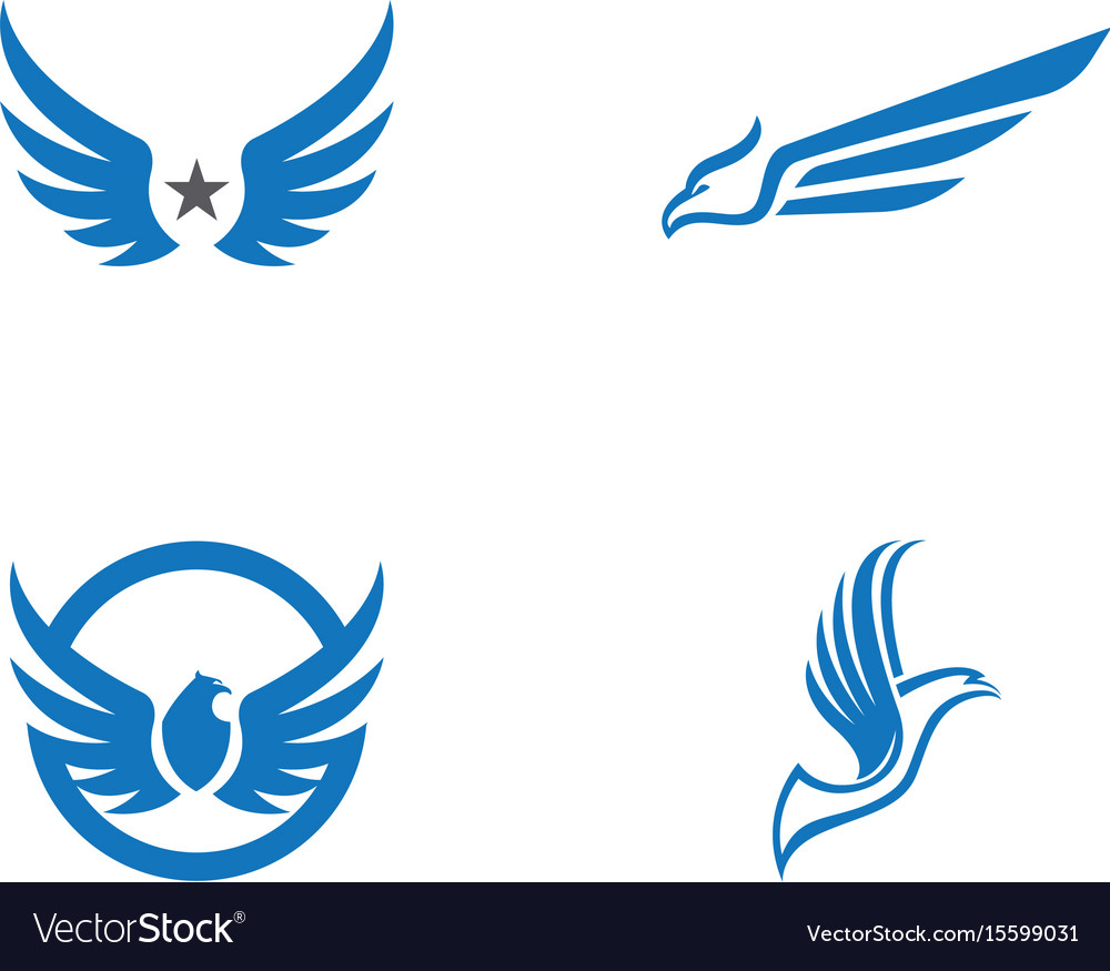 Falcon logo template