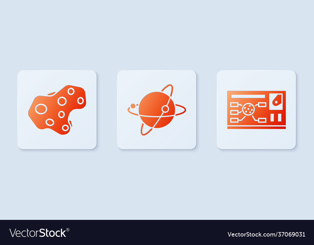 Satelliten orbiting Planet Erde Asteroid