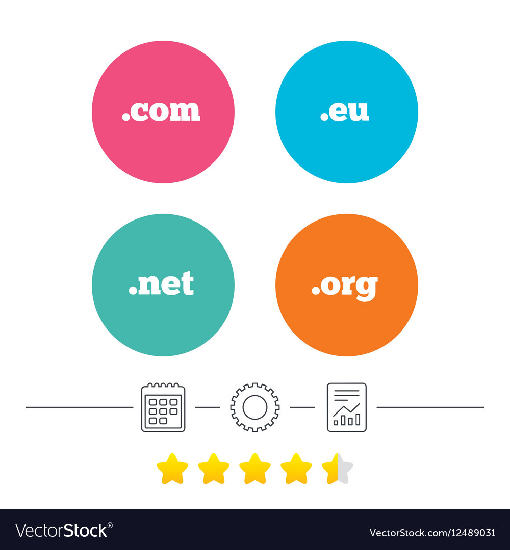 Top-Level-Domains signiert com eu net und org