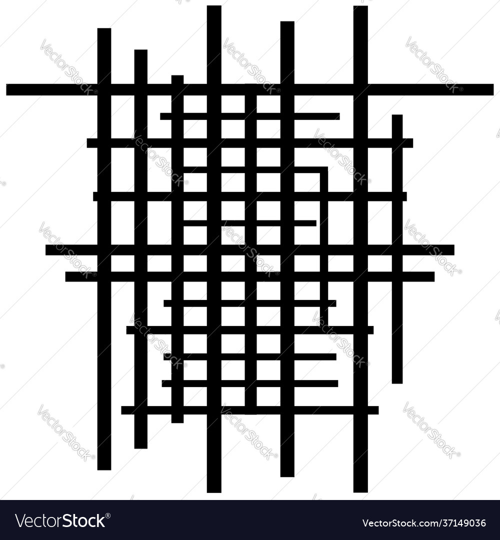 Abstract grid mesh lattice grating geometric