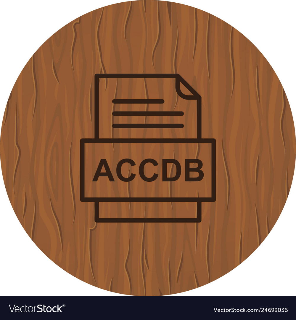 Accdb file document icon