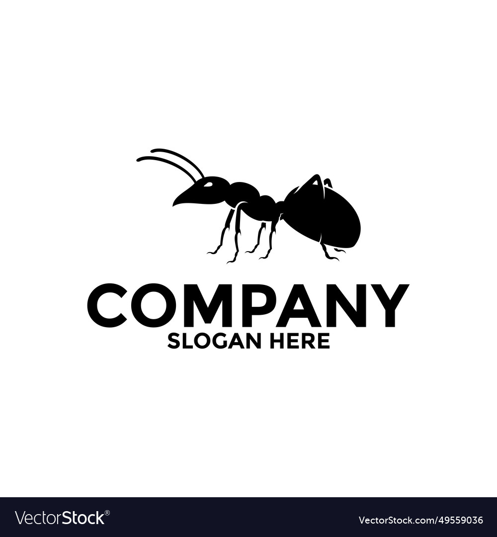 Ant logo design template