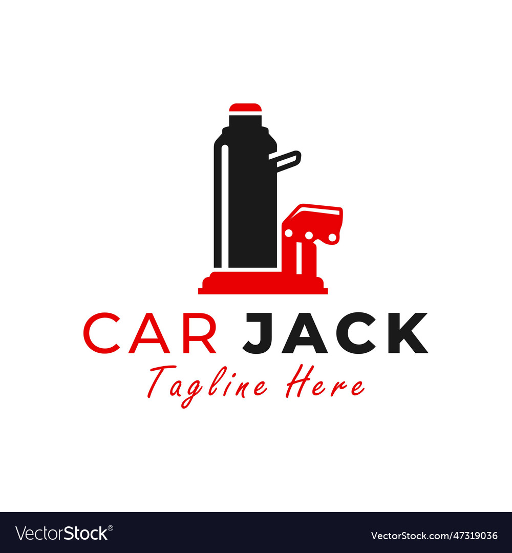 Car jack logo design