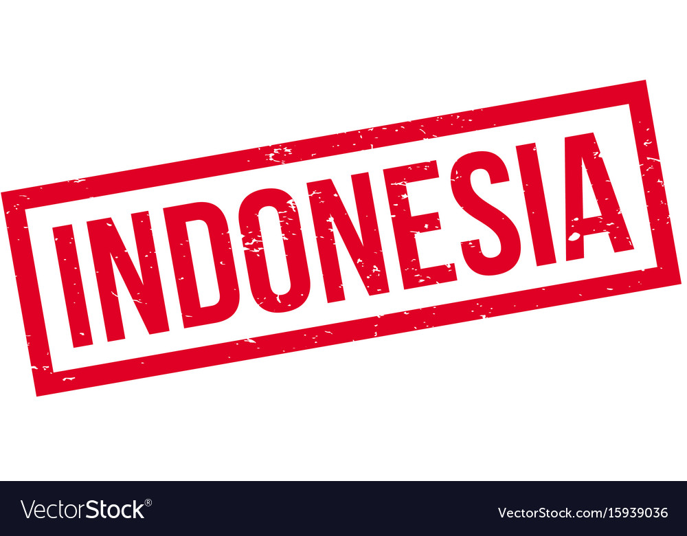 Indonesia rubber stamp