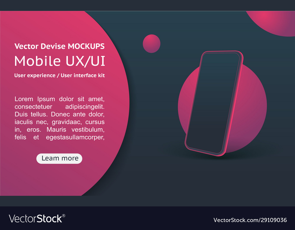Mobile apps user interface app design on a black Vector Image Mobile apps user interface app design on a black
