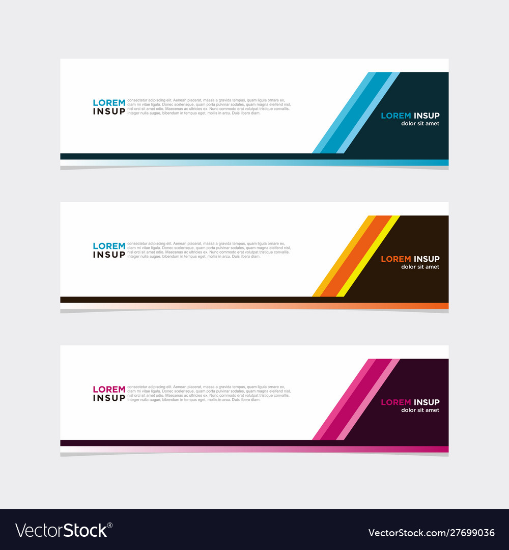 Modern banner web background abstract design