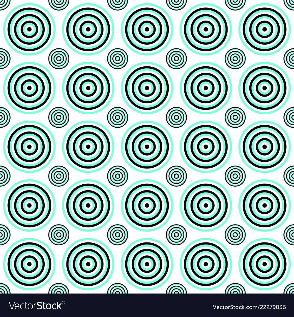 Seamless geometric circle pattern background