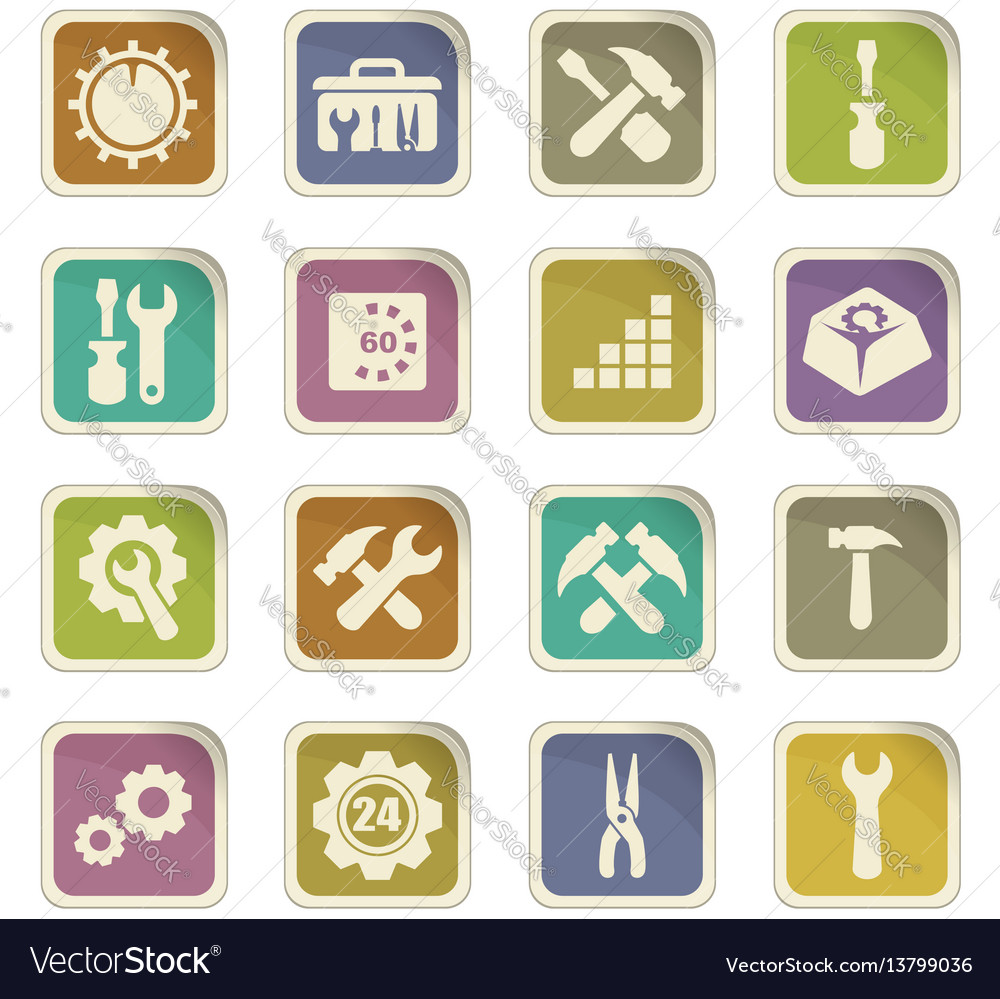 Setting icons set