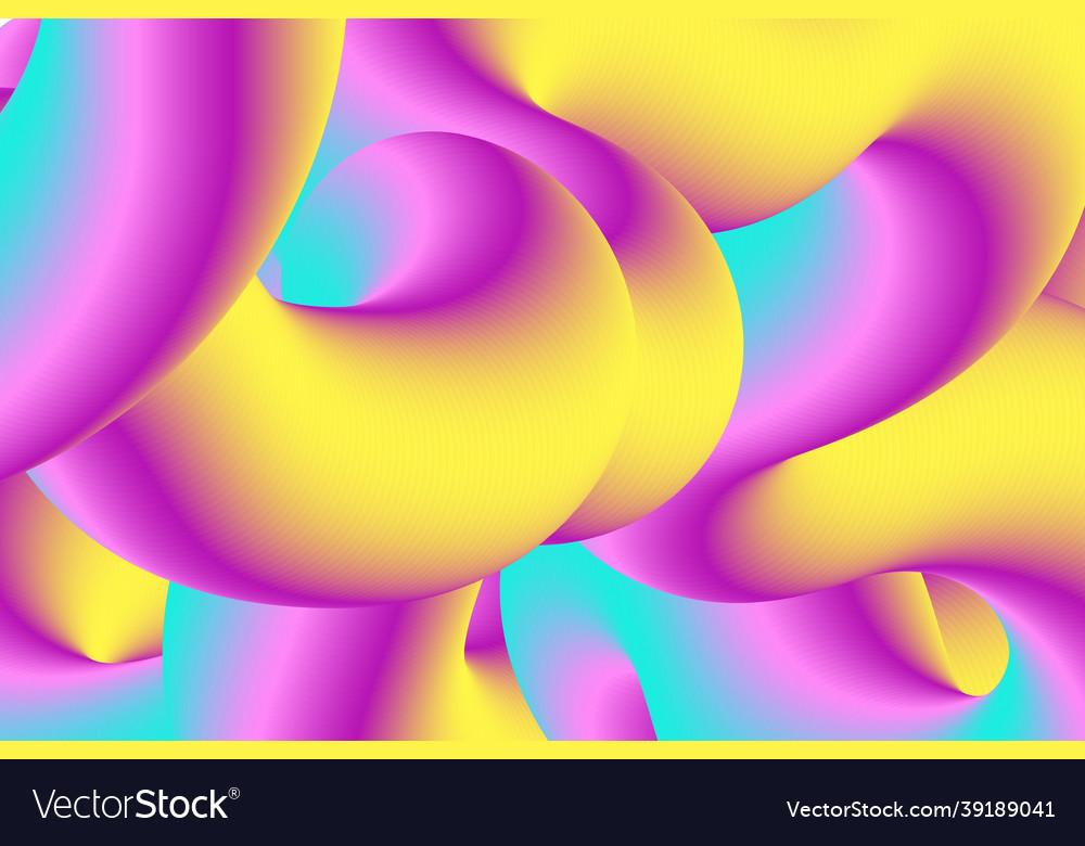 3d abstract curve shape background in glow vector image 3d abstract curve shape background in glow