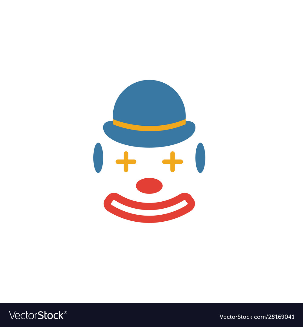 Clown icon simple element from party icons