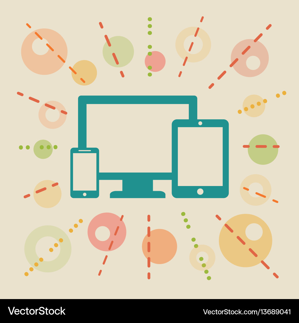 Devices concept Royalty Free Vector Image - VectorStock