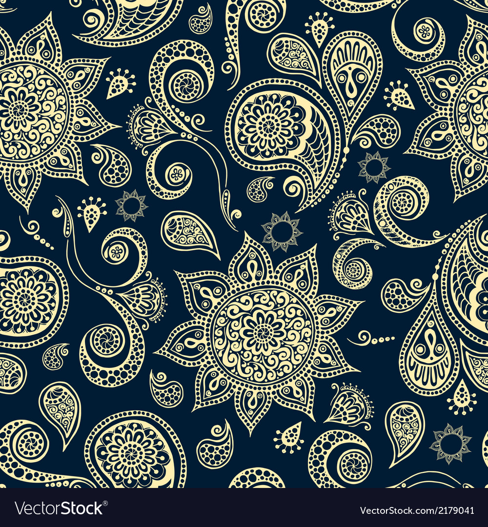 Paisley Mandala Ethnic Pattern