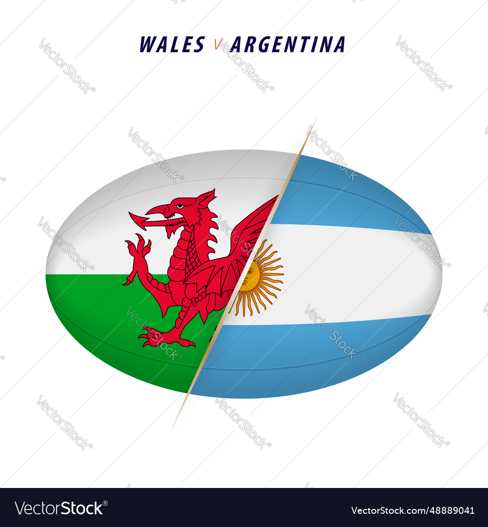 rugby-competition-wales-vs-argentina-versus-vector-image