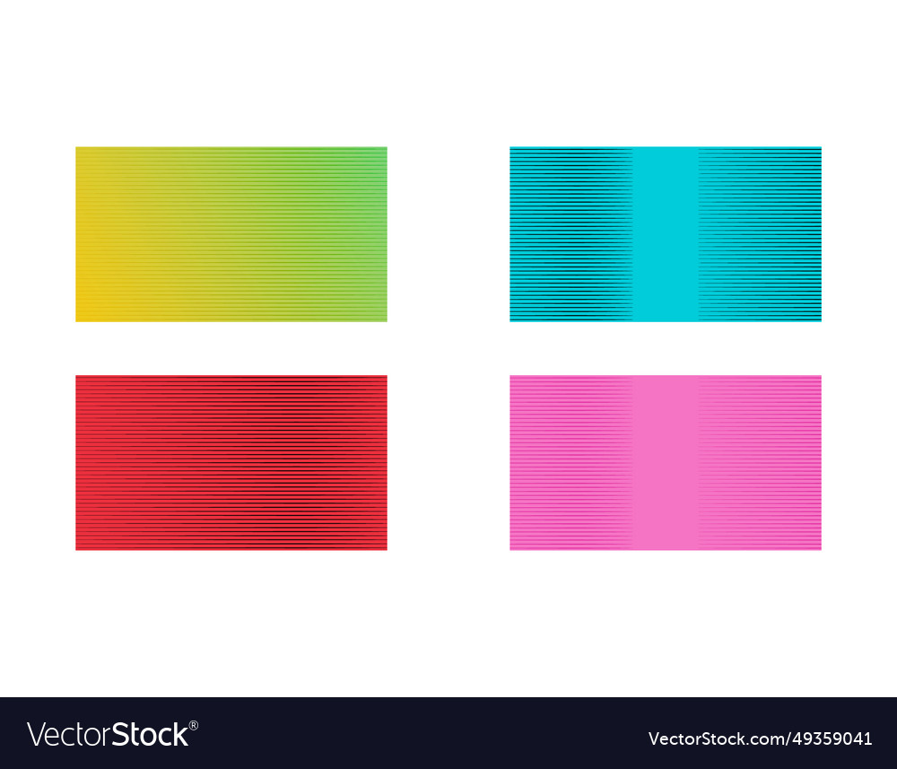 Set of graphic web background horizontal line vector image Set of graphic web background horizontal line