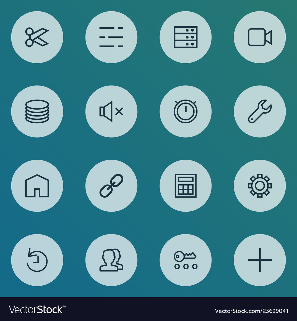 User Icons - Line Style Set