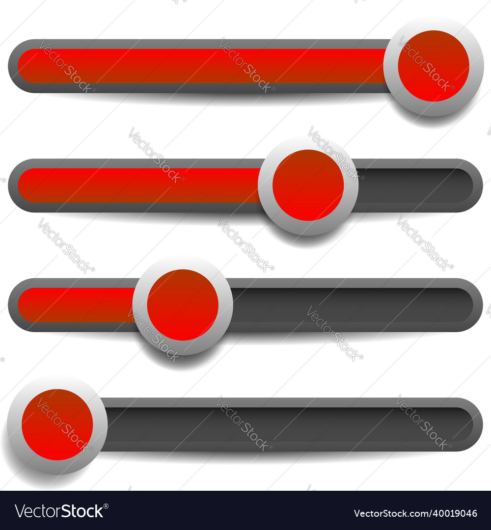 Adjuster slider tuner fader bars with levers knobs
