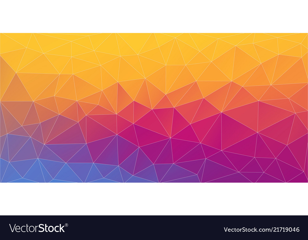 Flat multicolor 2d triangle background