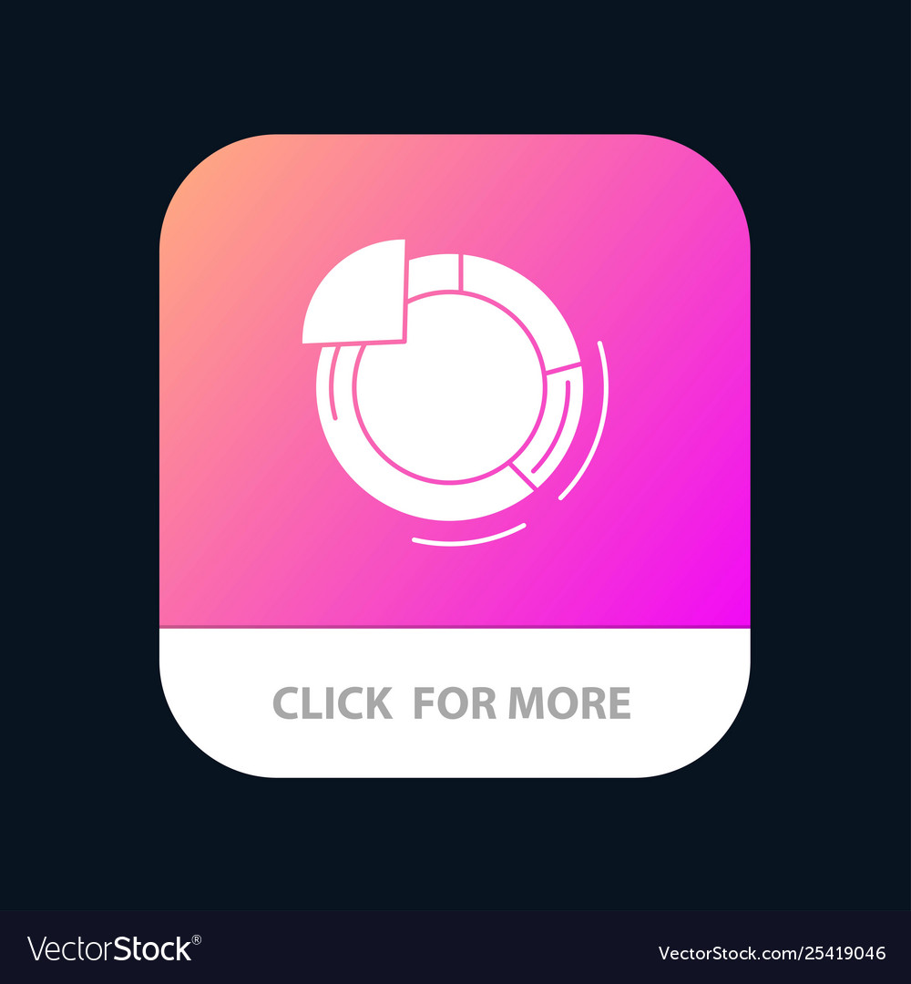 Diagramm Kreis Pier Diagramm mobile App-Taste android vector image Diagramm Kreis Pier Diagramm mobile App-Taste android
