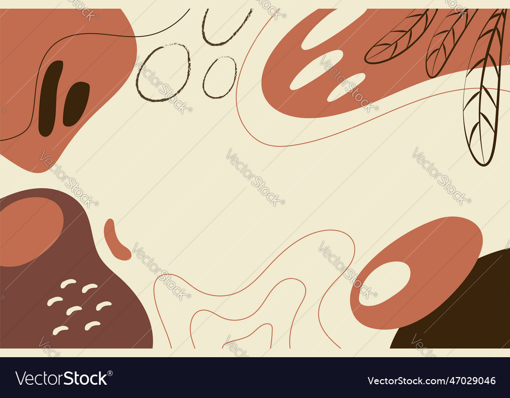 Hand gezeichnet abstrakte doodle Hintergrund in flach