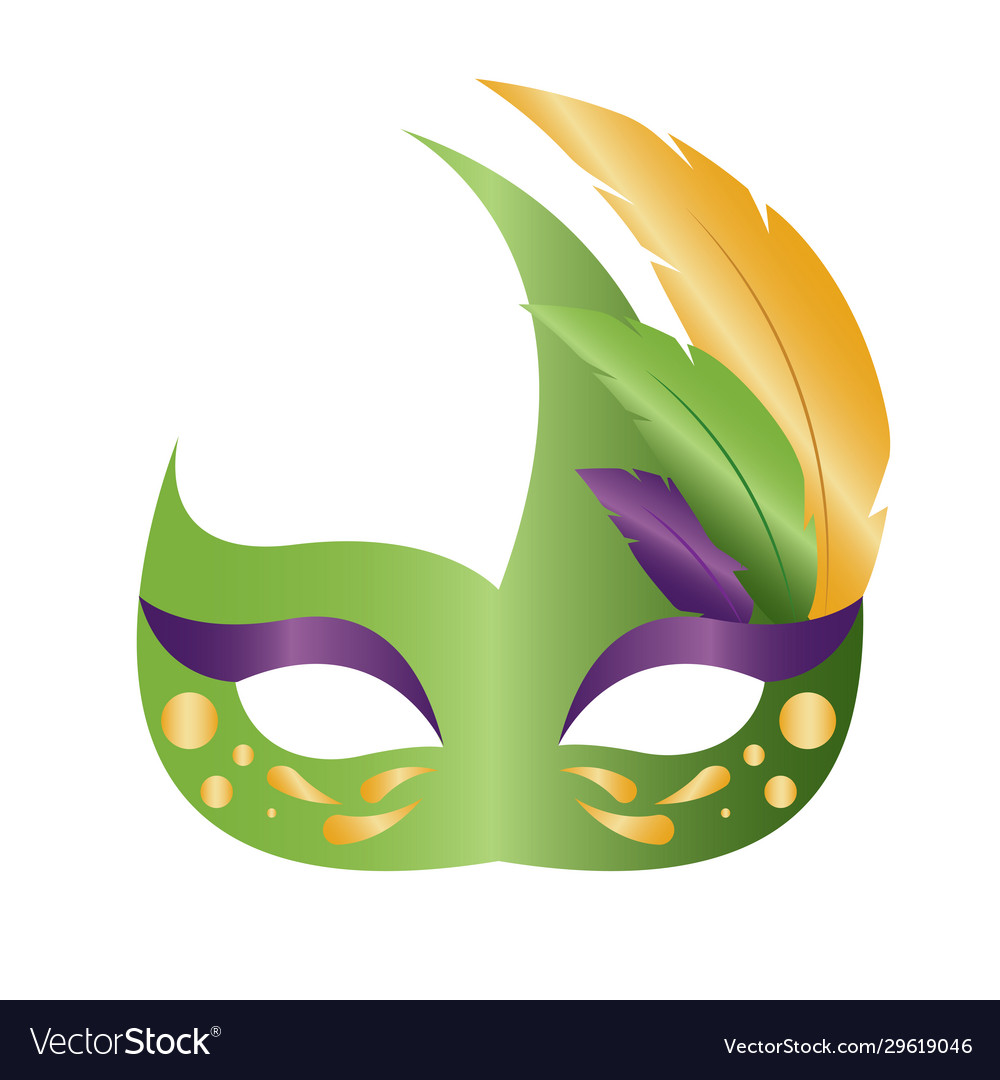 Mask for mardi gras Royalty Free Vector Image - VectorStock