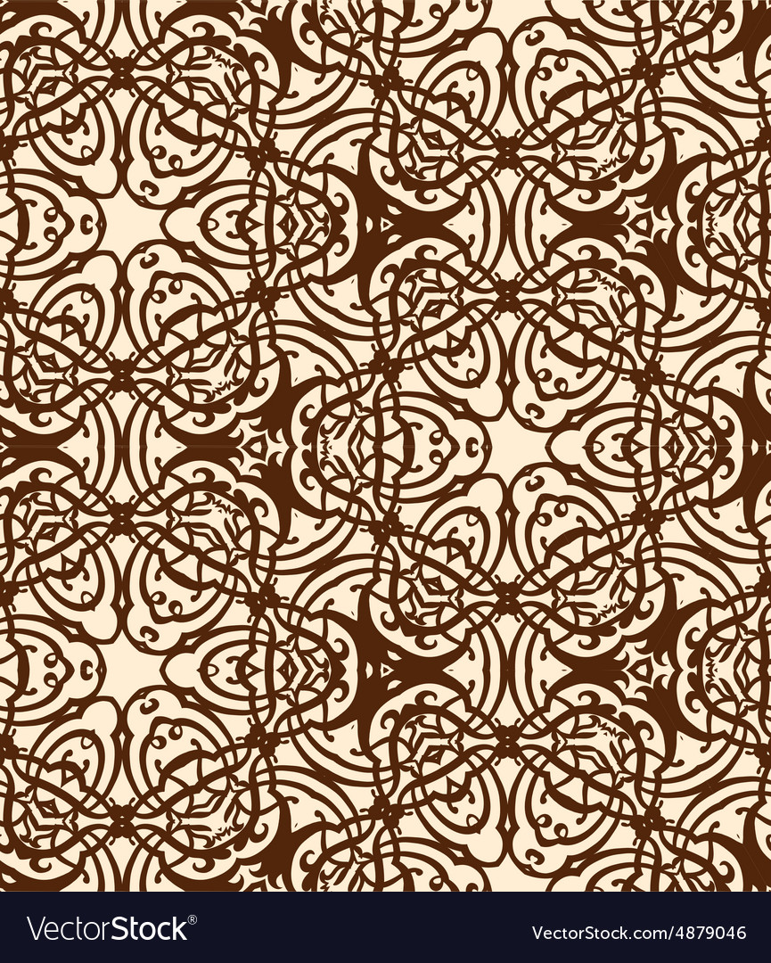 Retro decorative seamless pattern endless