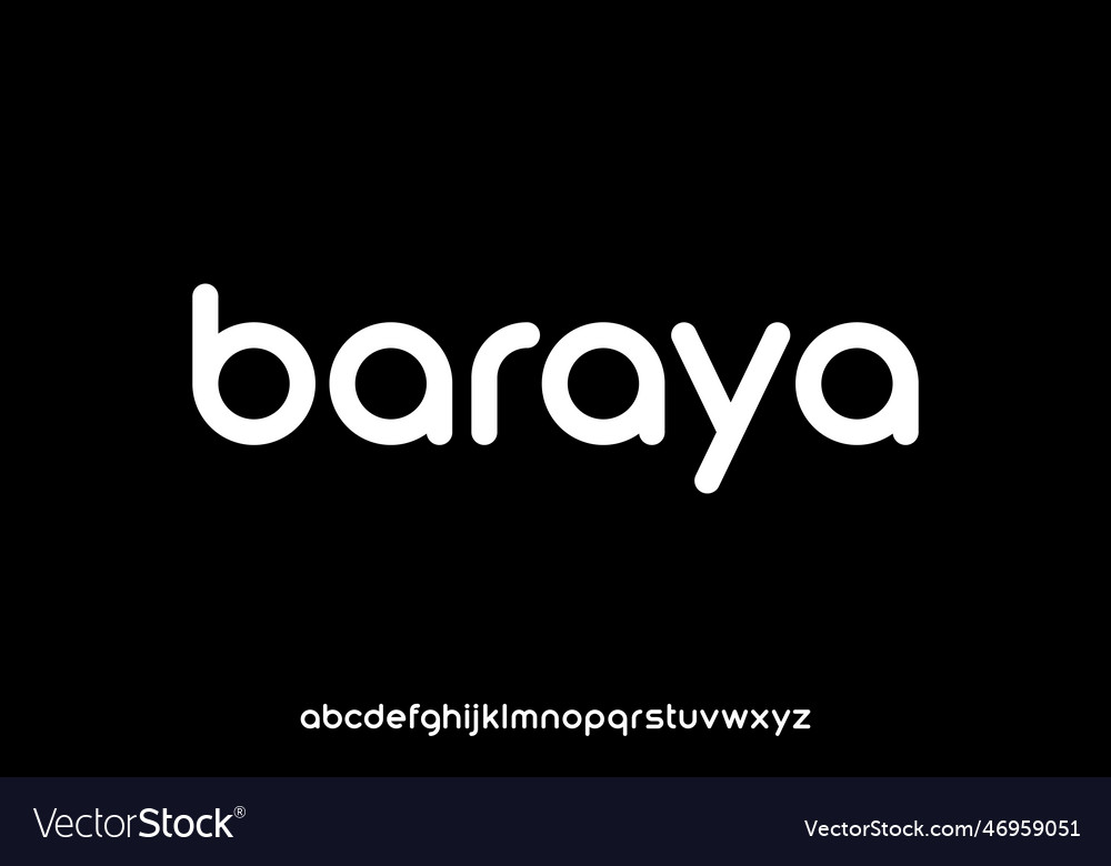 Bold Rounded Display Font - Modern & Stylish