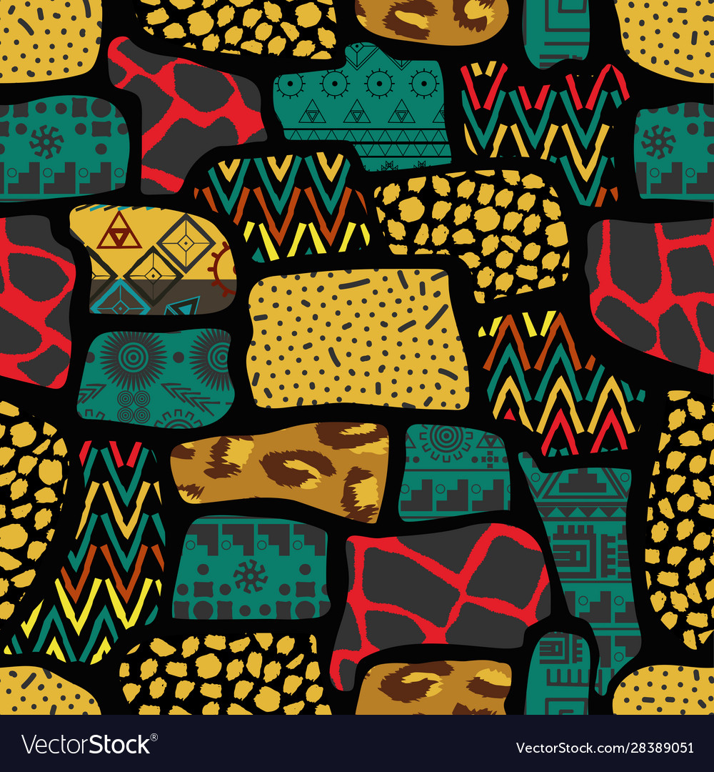 Ethnic boho seamless pattern Royalty Free Vector Image