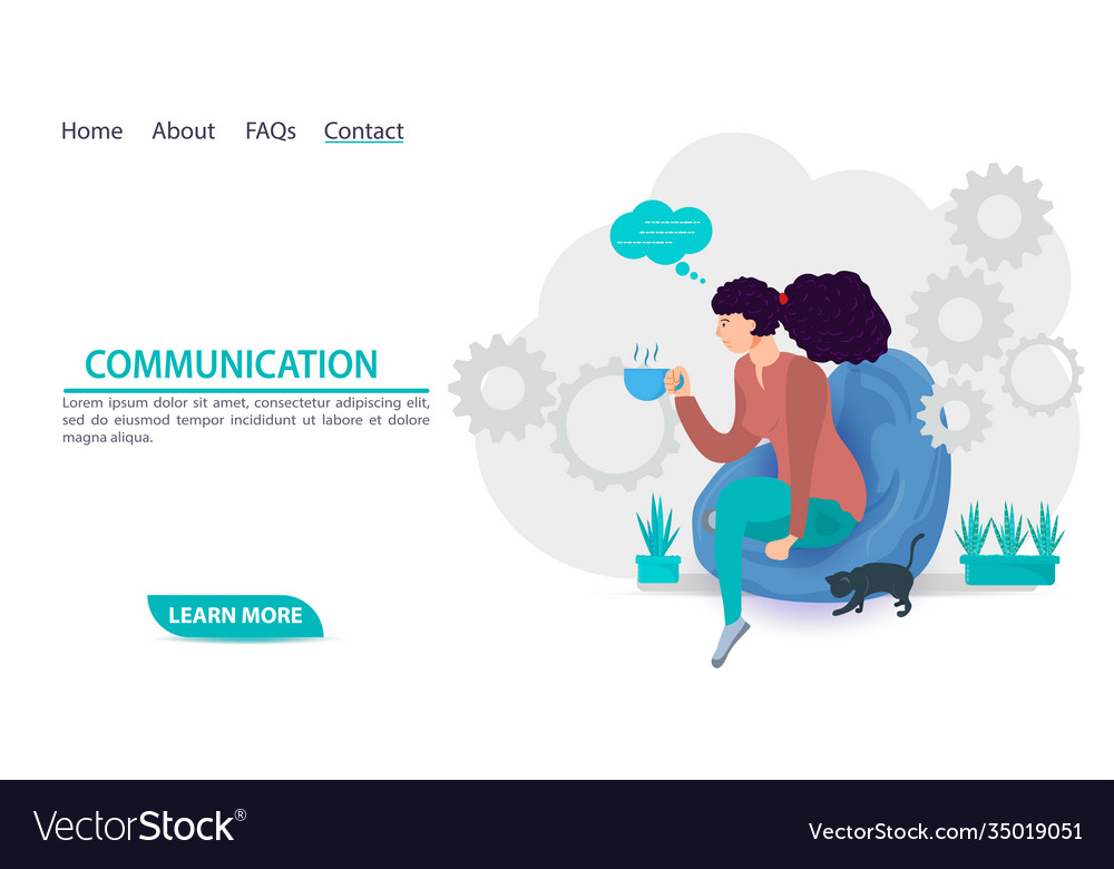 For design web pages and mobile vector image For design web pages and mobile