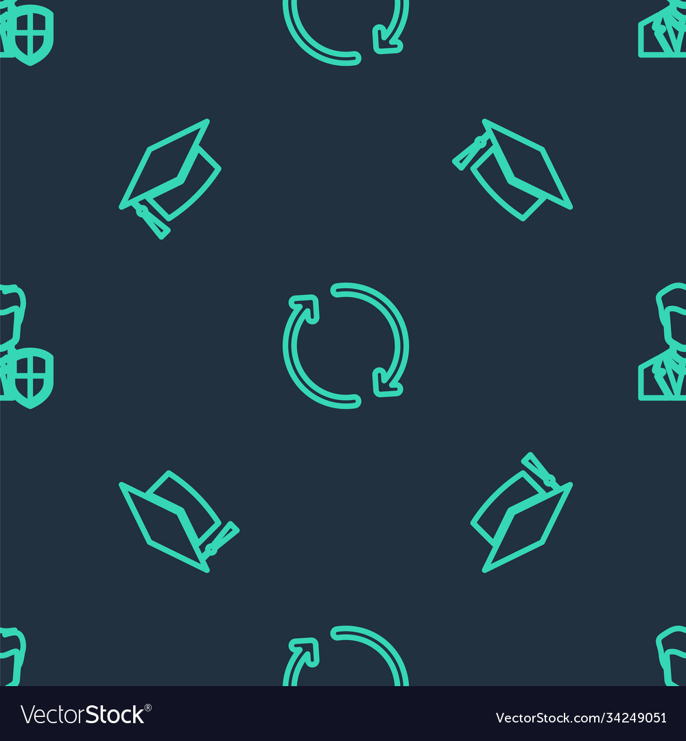 Set line refresh graduation cap and user