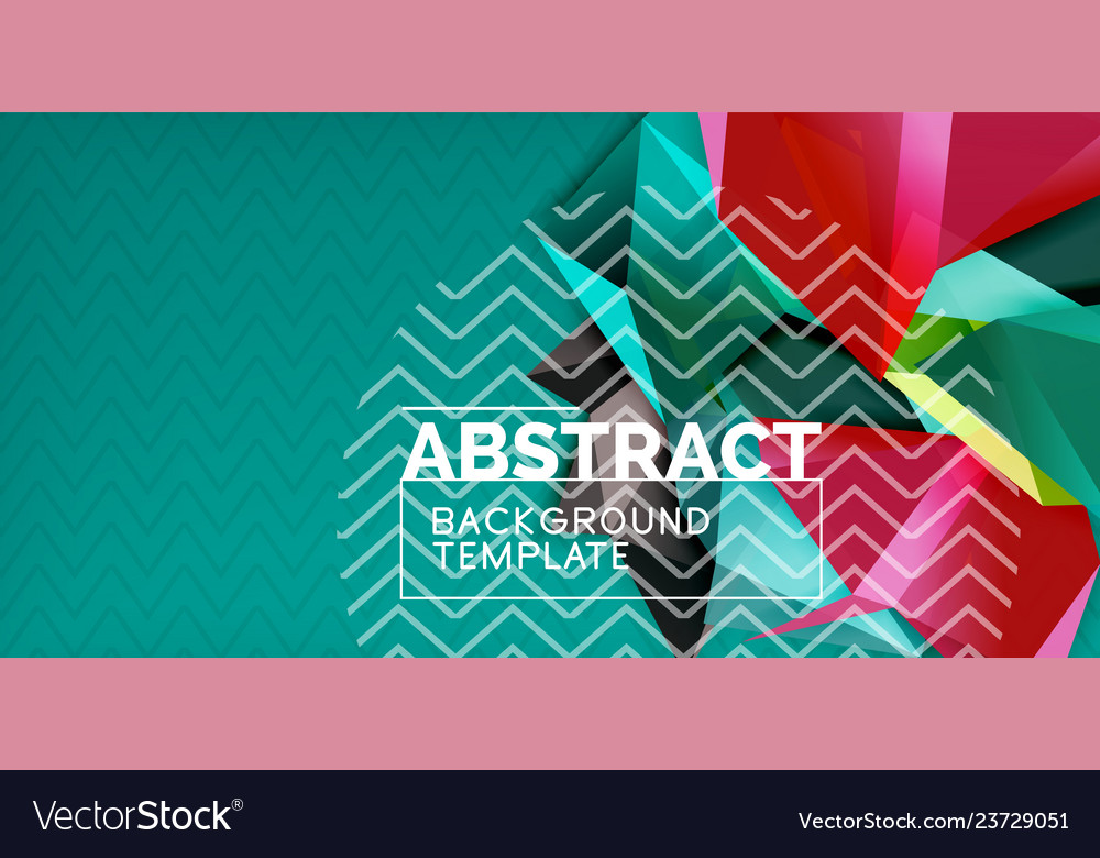 Triangular low poly background design