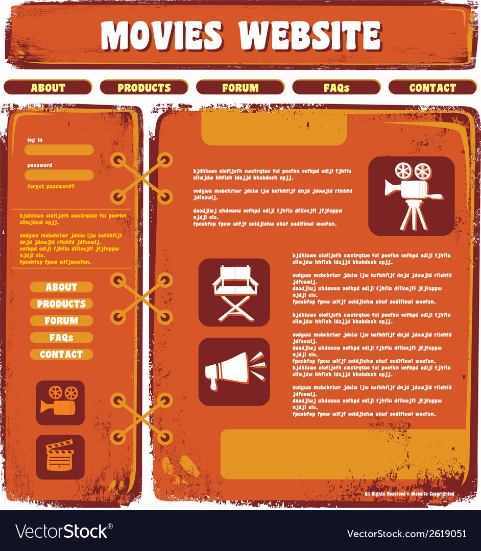 Web design document template