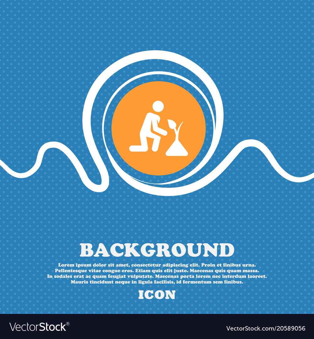 Colorful icons and signs in the form of a button