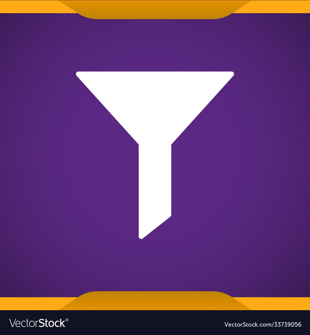Filter icon for web and mobile