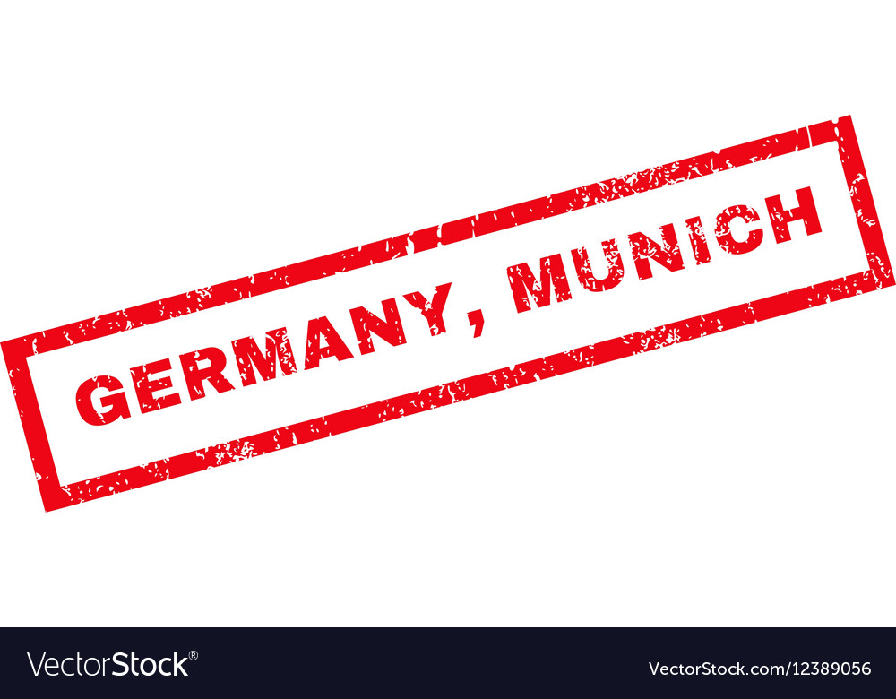 Germany munich rubber stamp