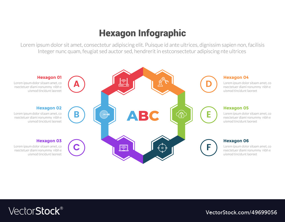 Hexagon or hexagonal honeycombs shape vector image Hexagon or hexagonal honeycombs shape