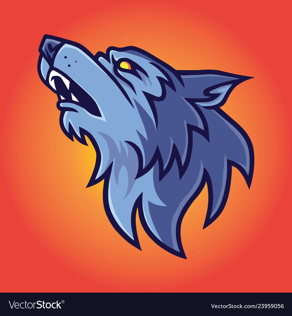 howling wolf logo