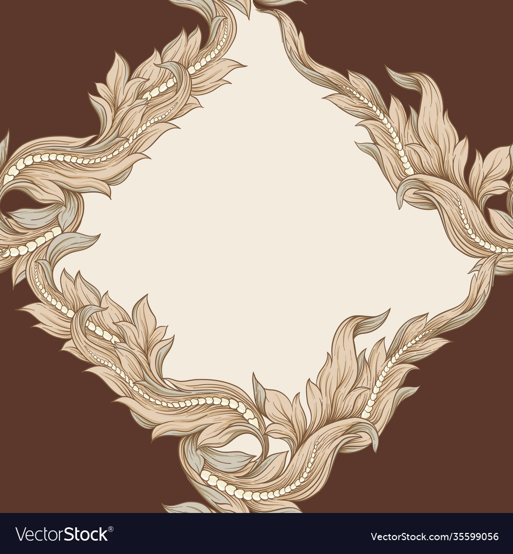 Seamless pattern background in style vector image Seamless pattern background in style