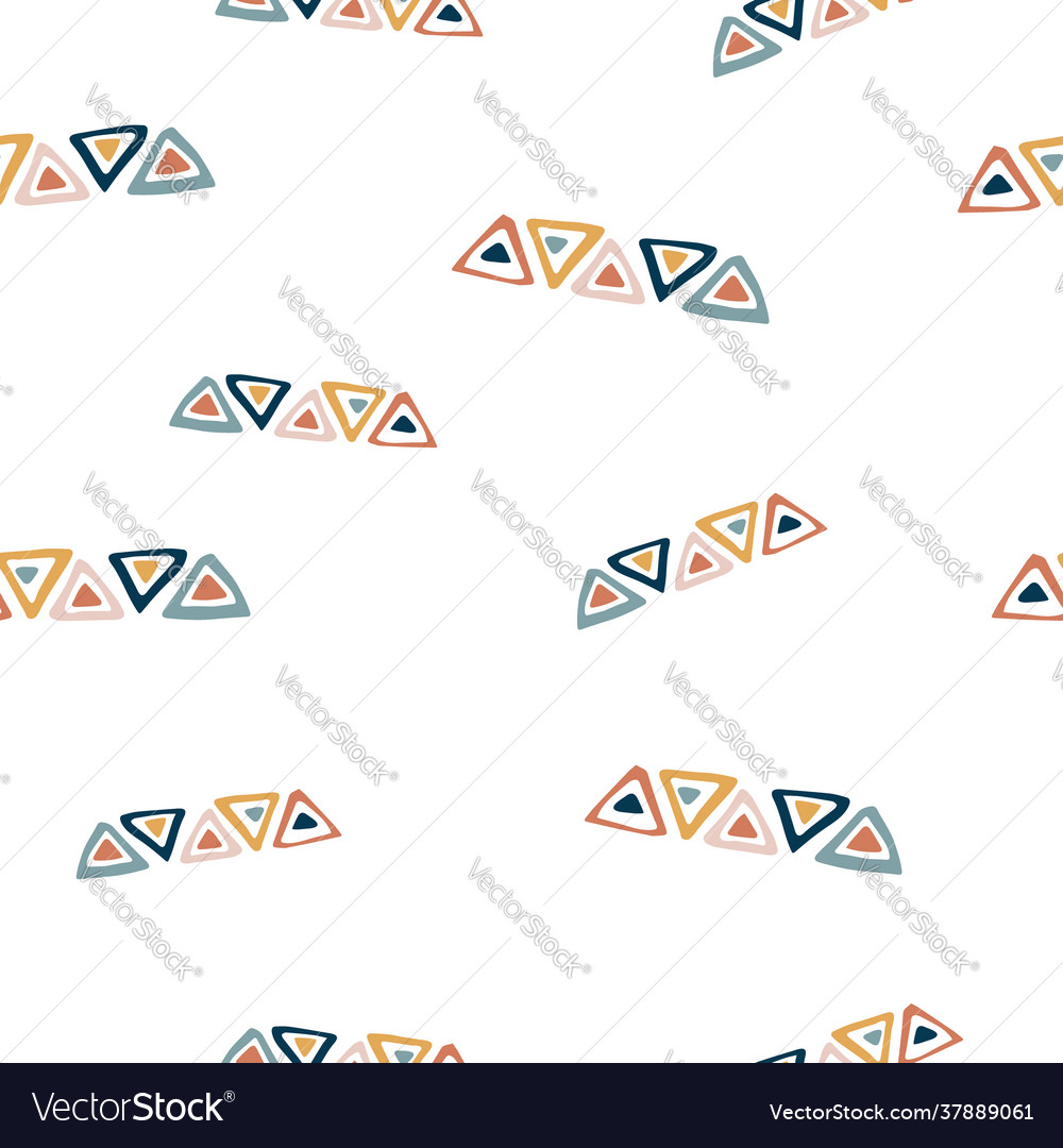 Abstract seamless pattern with colorful geometric vector image Abstract seamless pattern with colorful geometric