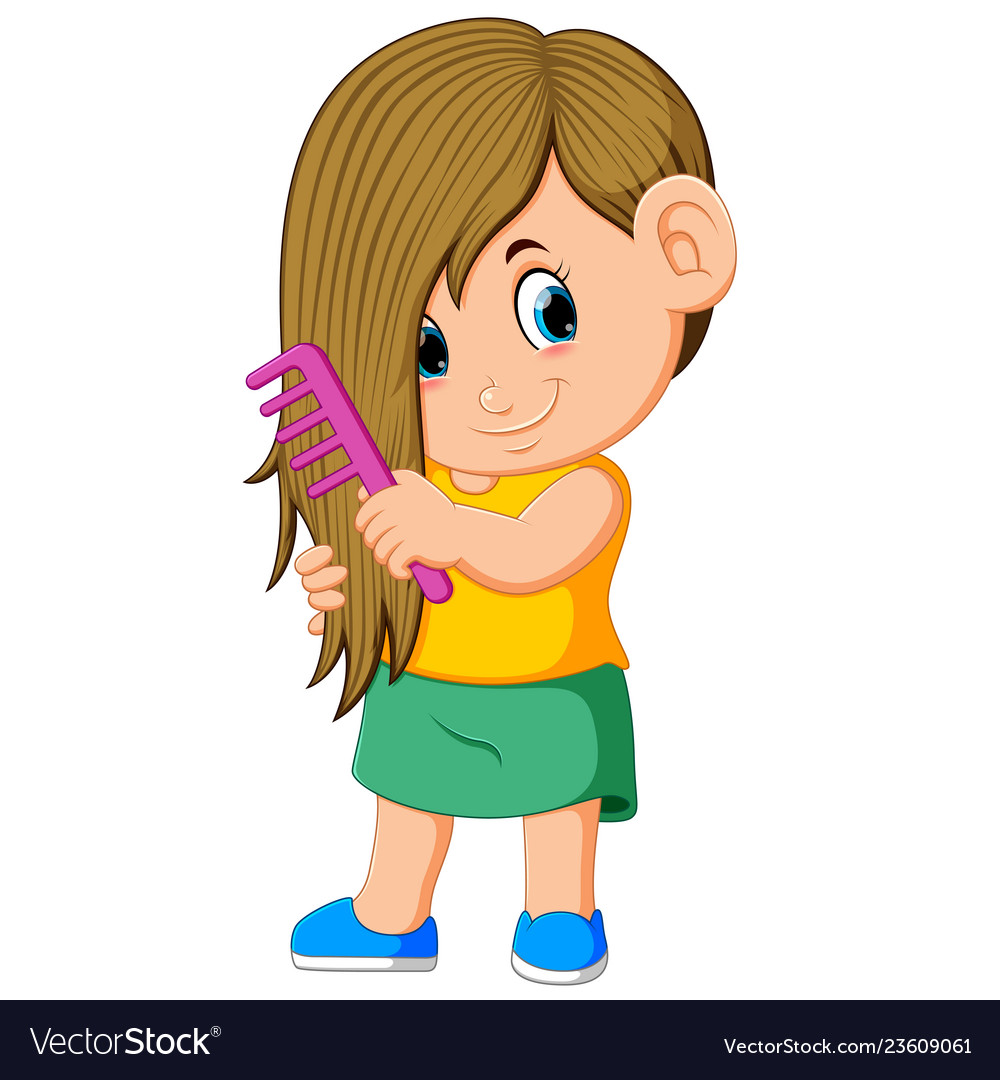 10140 Combing Hair Cartoon Images Stock Photos  Vectors  Shutterstock