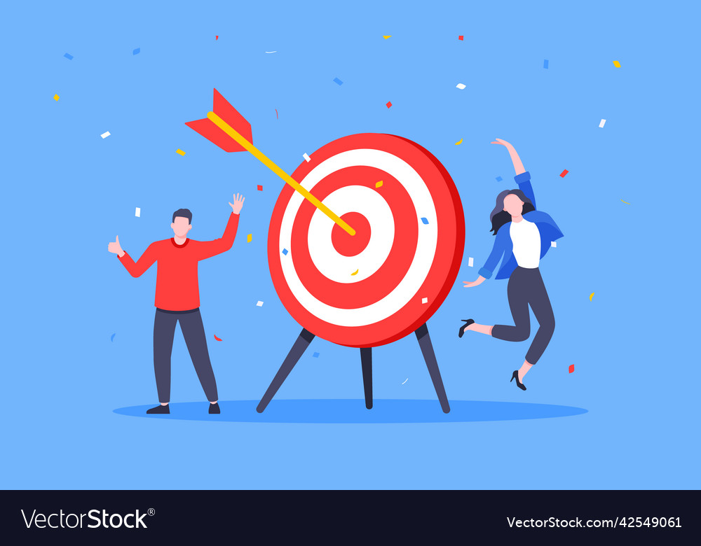 Goal achievement business concept sport target